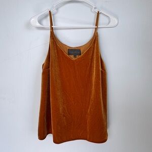 Anthropologie Sunday in Brooklyn Velvet Swing Tank Size Small